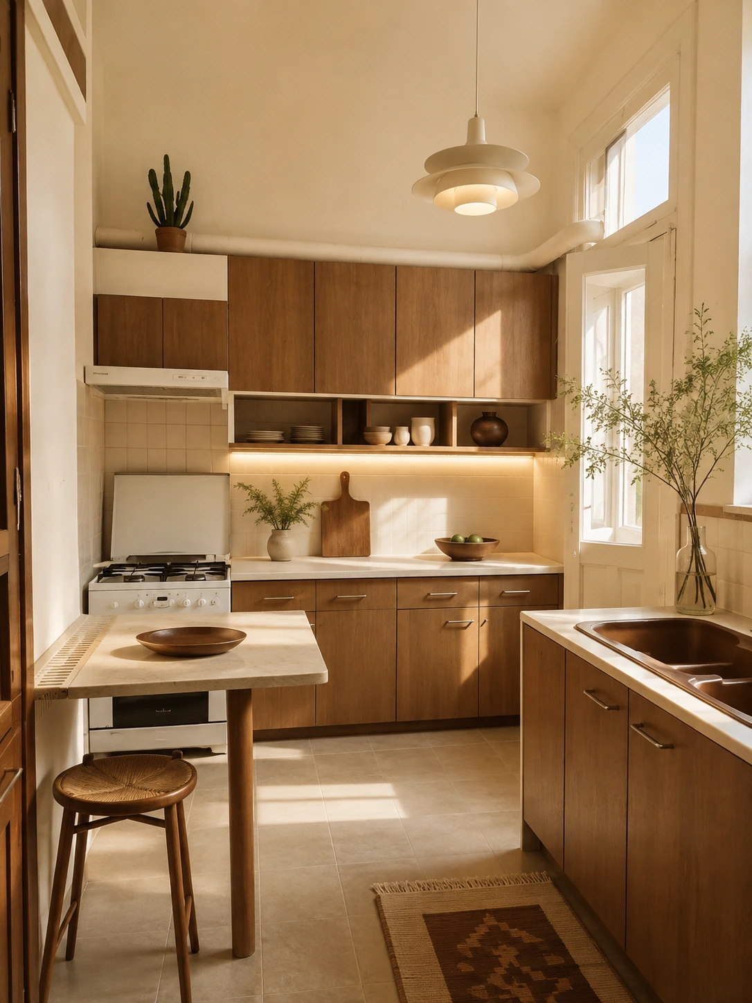 Apartment kitchen — illustrative ai renovation concept
