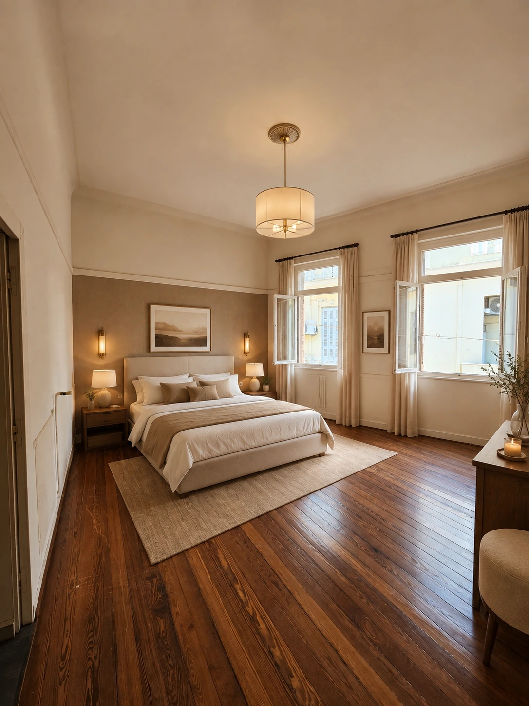 Guest bedroom — illustrative ai renovation concept